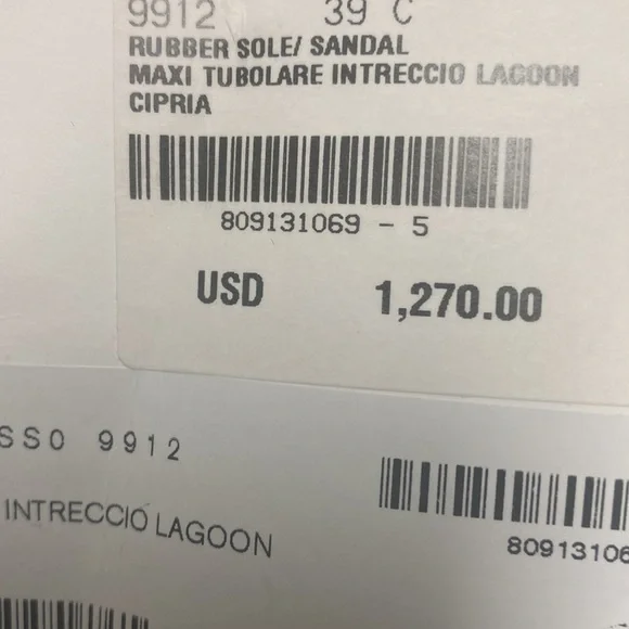 Bottega Veneta intrecciato sandal in color nude/cipria. Color is out of stock - Picture 7 of 8